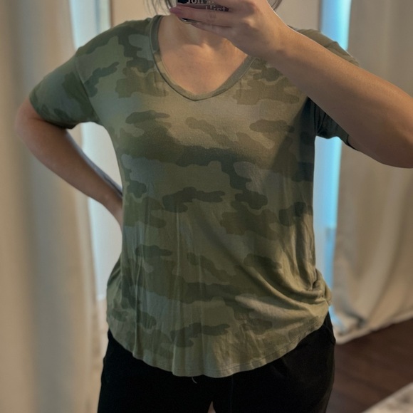 Casual comfy Camo Relaxed Fit T-Shirt - Picture 4 of 10